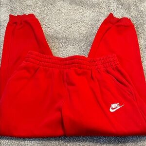 Boys XL Nike Kids Bright Red Joggers
